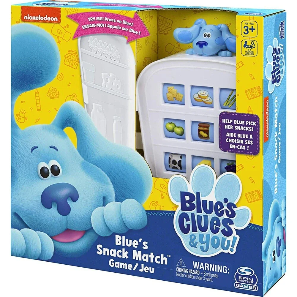 Nickelodeon Blue’s Clues Snack Matching Board Game Family & Kids +3 Yrs